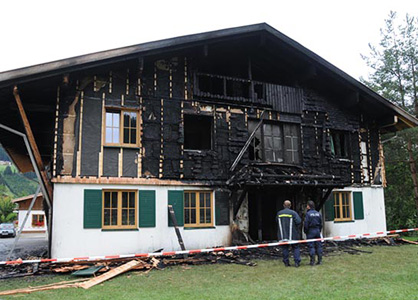 August 2009 - Animal Rights Extremists in arson against Novartis executive's holiday home
