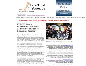 Pro-Test for science website