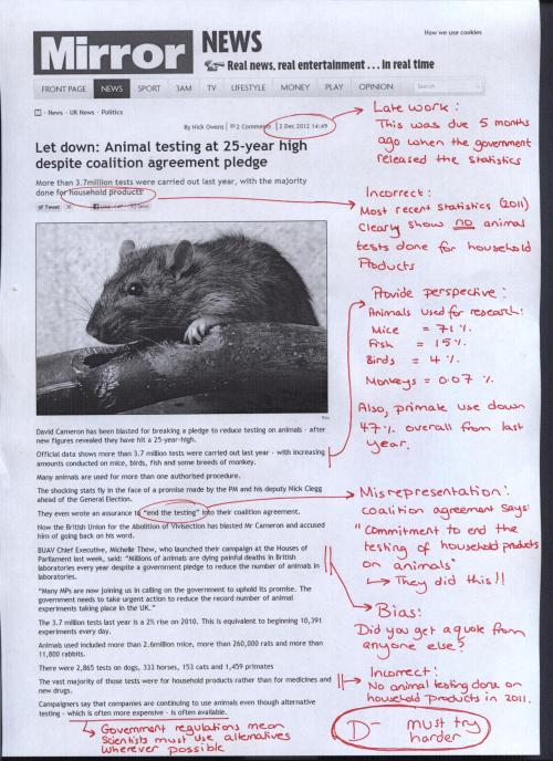 Click to Enlarge on this article about the number of animals used in medical research