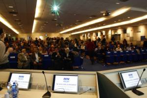 The convention about to get underway. Image from Pro-Test Italia