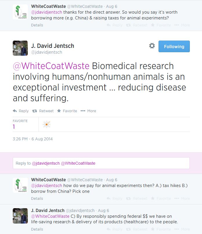 An animal rights extremist group, White Coat Waste, uses Tea Party rhetoric in an attempt to undermine support for research investment