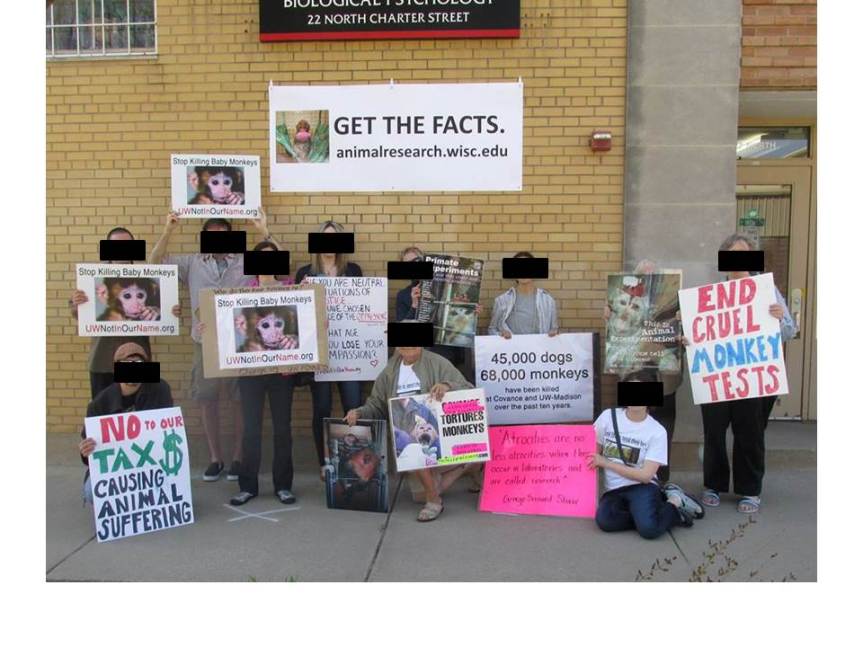 Sit-in at UW-Madison during WWAIL (April 18, 2015).