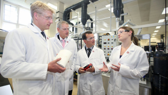 Jo Johnson MP tours Cardiff University
