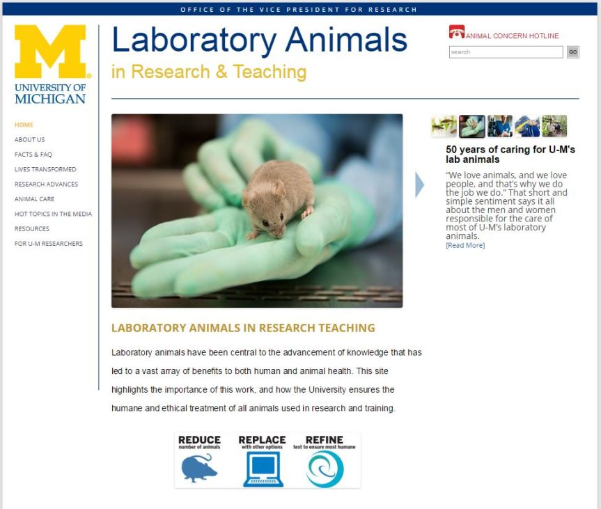 Michigan animal research