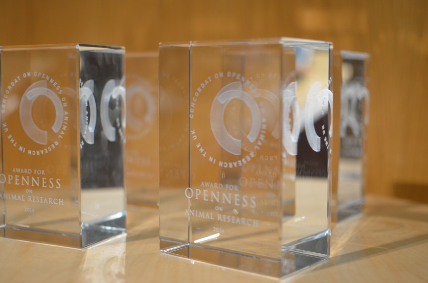 The 2014 Openness Awards celebrated efforts to encourage better communication about animal research