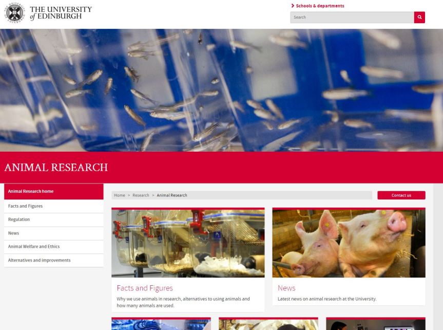 http://www.ed.ac.uk/research/animal-research - 16th March 2016