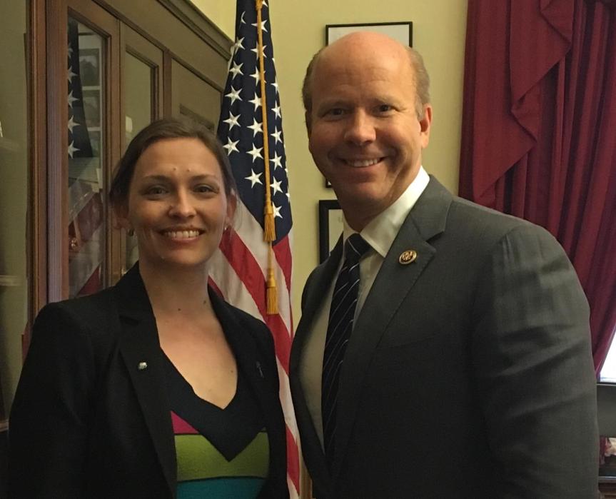 Dr. Dettmer with Rep. John Delaney (D-MD, 6)