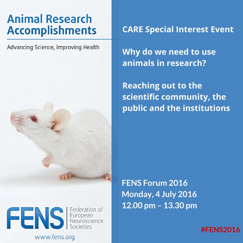 FENS Why do we need to use animals in research