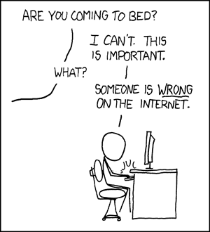 Committee members often write articles debunking misinformation propagated by animal rights groups [Image by Randall Munroe or XKCD]